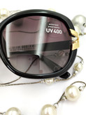 عینک آفتابی زنانه پلاریزه اورسایز مشکی