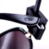 عینک آفتابی زنانه پلاریزه اورسایز مشکی