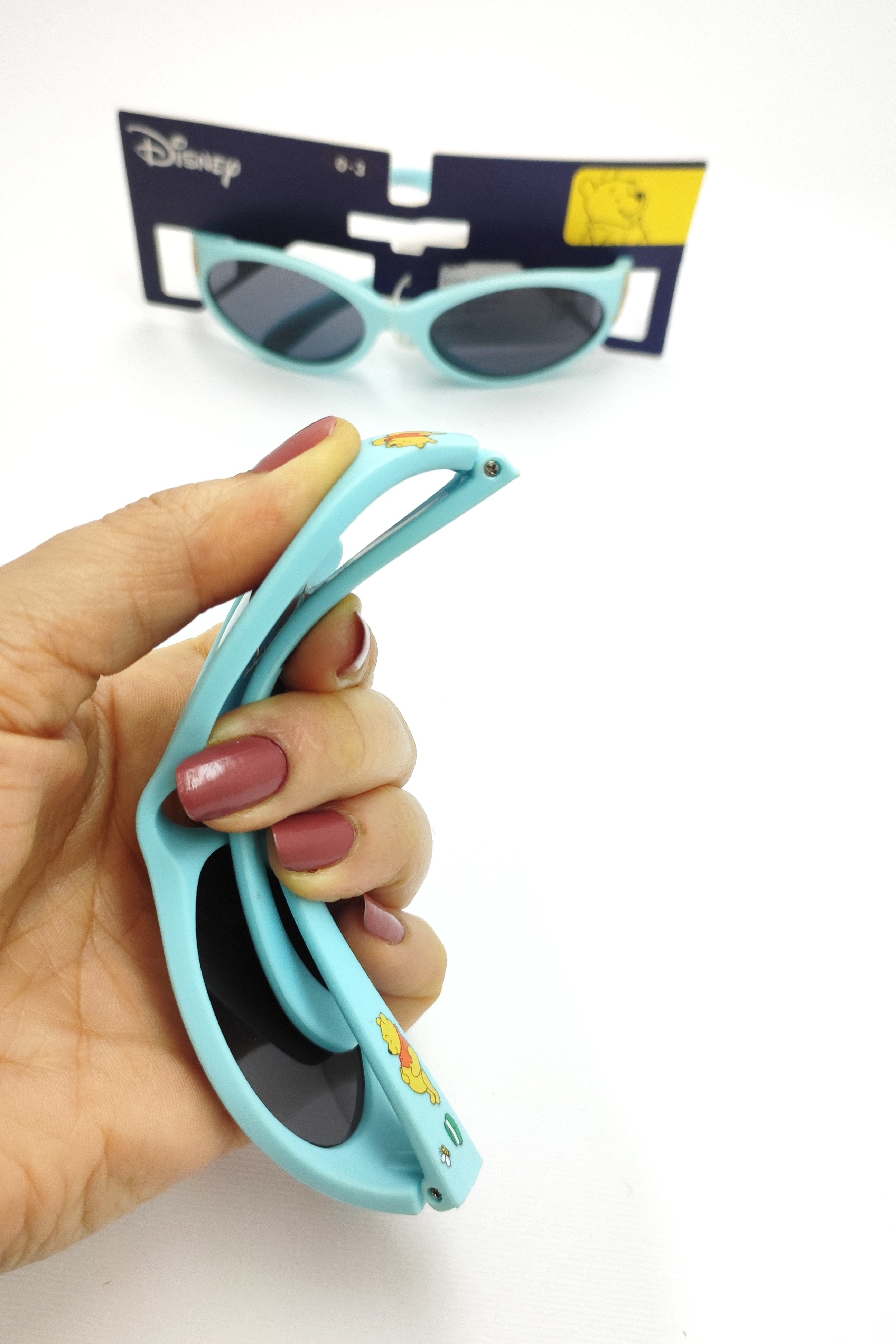 عینک بچگانه اورجینال نشکن آبی طرح پو مناسب دختر و پسر