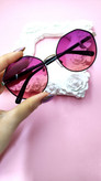 قیمت و خرید عینک آفتابی فریم گرد چندضلعی فلزی عدسی بنفش هایلایت اورجینال