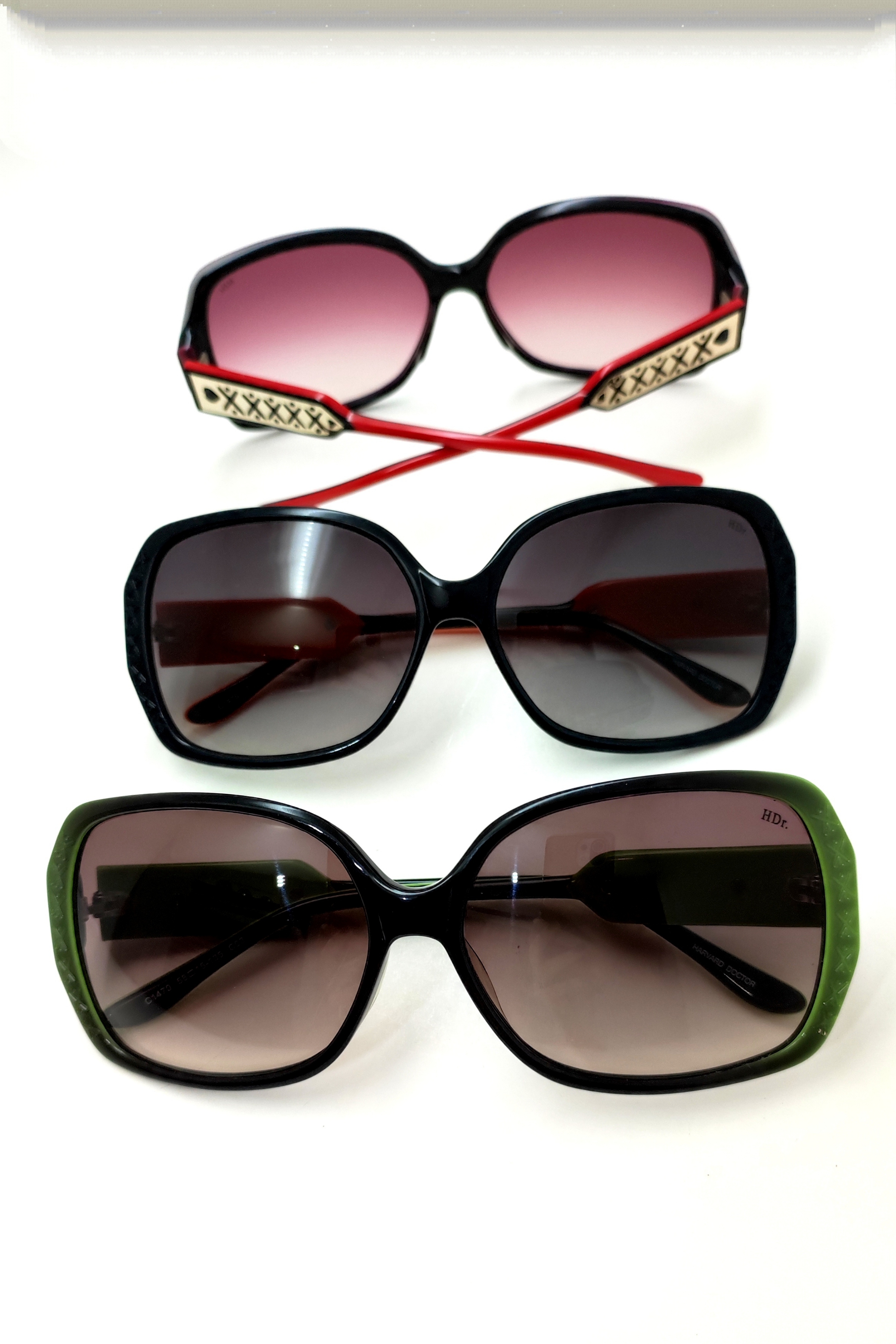 عینک آفتابی زنانه اورجینال دکترهاروارد در سه رنگ با پک اصلی