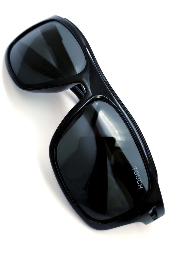 عینک آفتابی ورزشی موتور سواری دوچرخه سواری کپی برند تاش مشکی منحنی یونیسکس